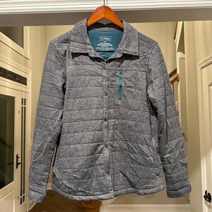 L.L. Bean Pine Ridge Insulated Jacket Shirt - Wmn’s MD